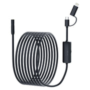 AN112 2 in 1 USB-C / Type-C + 8 Pin Interface 8mm HD Industry Endoscope, Length:1m Soft Tube