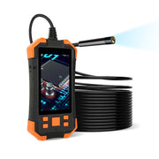 T20 4.3 inch IPS Screen 8mm Single Camera IP67 Water-resistant Hard Cable Digital Endoscope, Length:2m(Black Orange)