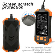 T20 4.3 inch IPS Screen 8mm Single Camera IP67 Water-resistant Hard Cable Digital Endoscope, Length:10m(Black Orange)