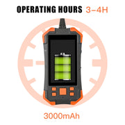 T20 4.3 inch IPS Screen 8mm Single Camera IP67 Water-resistant Hard Cable Digital Endoscope, Length:10m(Black Orange)