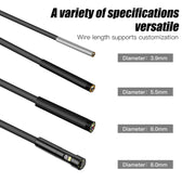T20 4.3 inch IPS Screen 8mm Single Camera IP67 Water-resistant Hard Cable Digital Endoscope, Length:10m(Black Orange)