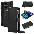 For iPhone 16 Crossbody Ring Multifunctional Wallet Leather Phone Case(Black) - iPhone 16 Cases by PMC TechLife | Online Shopping South Africa | PMC TechLife | Buy Now Pay Later Mobicred