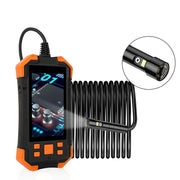 T20 4.3 inch IPS Screen 5.5mm Dual Camera IP67 Water-resistant Hard Cable Digital Endoscope, Length:3.5m(Black Orange)