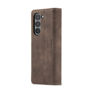 For Samsung Galaxy Z Fold6 5G CaseMe 013 Multifunctional Horizontal Flip Leather Phone Case(Coffee)