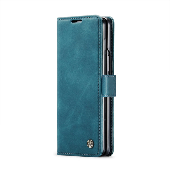 For Samsung Galaxy Z Fold6 5G CaseMe 013 Multifunctional Horizontal Flip Leather Phone Case(Blue)