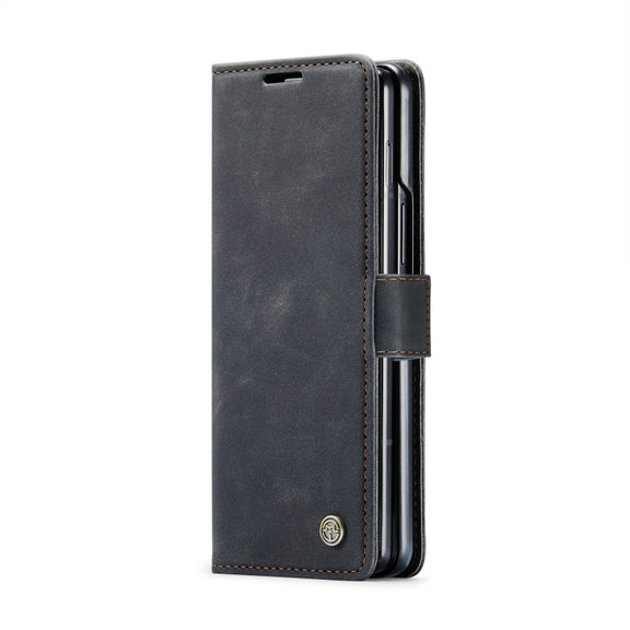 For Samsung Galaxy Z Fold6 5G CaseMe 013 Multifunctional Horizontal Flip Leather Phone Case(Black)