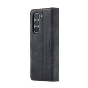 For Samsung Galaxy Z Fold6 5G CaseMe 013 Multifunctional Horizontal Flip Leather Phone Case(Black)