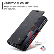 For Samsung Galaxy Z Fold6 5G CaseMe 013 Multifunctional Horizontal Flip Leather Phone Case(Black)