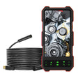 T21 4.5 inch IPS Color Screen 8mm Single Camera Split Hard Cable Industrial Endoscope, Length:5m(Black Red) -  by PMC TechLife | Online Shopping South Africa | PMC TechLife | Buy Now Pay Later Mobicred