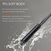 T21 4.5 inch IPS Color Screen 8mm Single Camera Split Hard Cable Industrial Endoscope, Length:5m(Black Red)