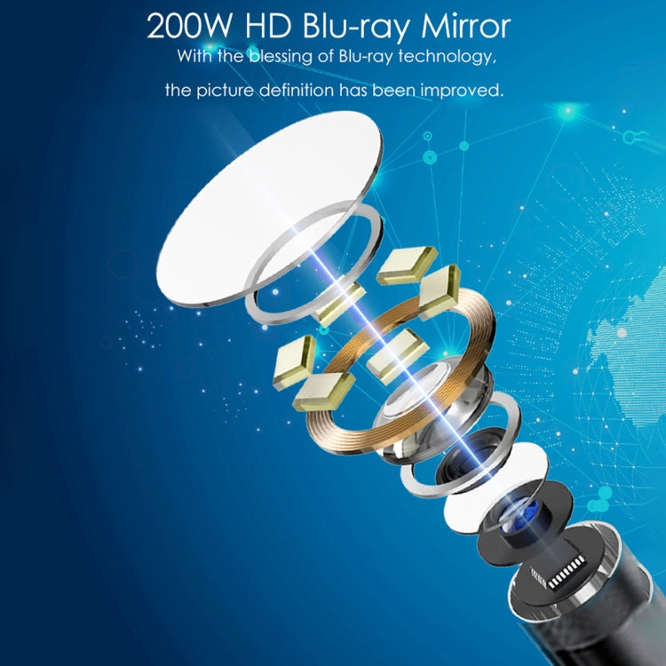 T21 4.5 inch IPS Color Screen 5.5mm Dual Camera Split Hard Cable Industrial Endoscope, Length:1m(Black Red)