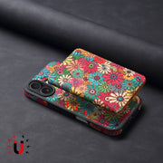 For iPhone 16 Plus MagSafe Detachable Card Slot Holder Phone Case(Green)