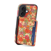 For iPhone 16 Plus MagSafe Detachable Card Slot Holder Phone Case(Red)