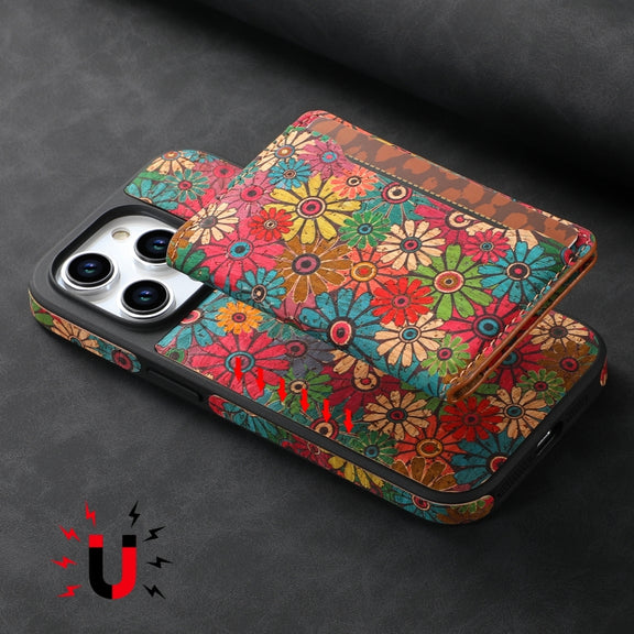 For iPhone 16 Pro MagSafe Detachable Card Slot Holder Phone Case(Green)