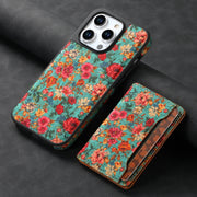 For iPhone 16 Pro Max MagSafe Detachable Card Slot Holder Phone Case(Blue)