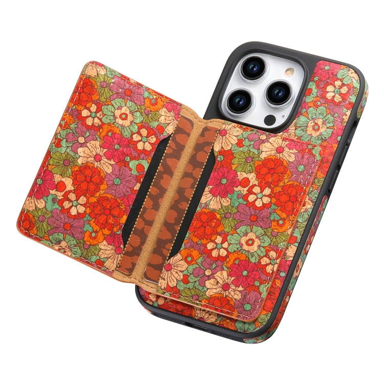 For iPhone 16 Pro Max MagSafe Detachable Card Slot Holder Phone Case(Red)