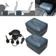 Z44Q1 2xSmall Square Stool + Car Pump Universal Car Travel Inflatable Stool - Seat Accessories by PMC TechLife | Online Shopping South Africa | PMC TechLife | Buy Now Pay Later Mobicred