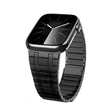 For Apple Watch SE 44mm Magnetic Stainless Steel Watch Band(Black) - free shipping - PMc TechLife - Order now!
