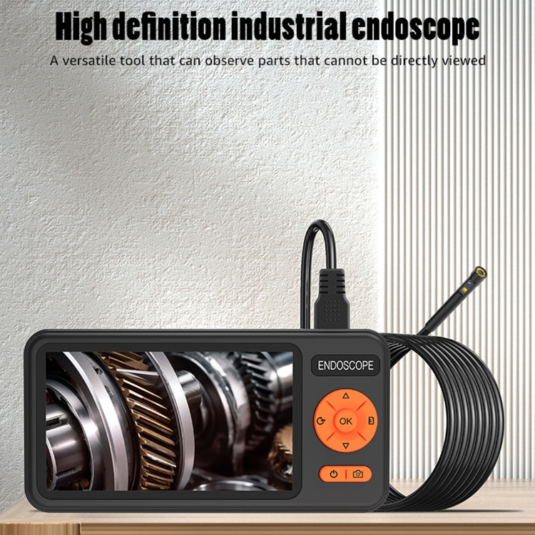 T29 5 inch IPS Screen 3.9mm Single Lens IP67 Water-resistant Industrial Endoscope With Bracket, Length:5m