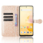 For Blackview Shark 8 Honeycomb Dot Texture Leather Phone Case(Gold)
