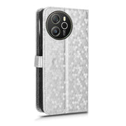 For Blackview Shark 8 Honeycomb Dot Texture Leather Phone Case(Silver)