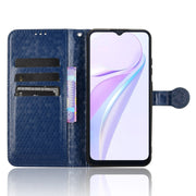 For Blackview Wave 6C Honeycomb Dot Texture Leather Phone Case(Blue)