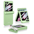 For Samsung Galaxy Z Flip6 / Flip7 FE GKK Integrated Magnetic Full Coverage Flip Phone Case with Pen Box+Pen(Green) - free shipping - PMC Jewellery - Order now!
