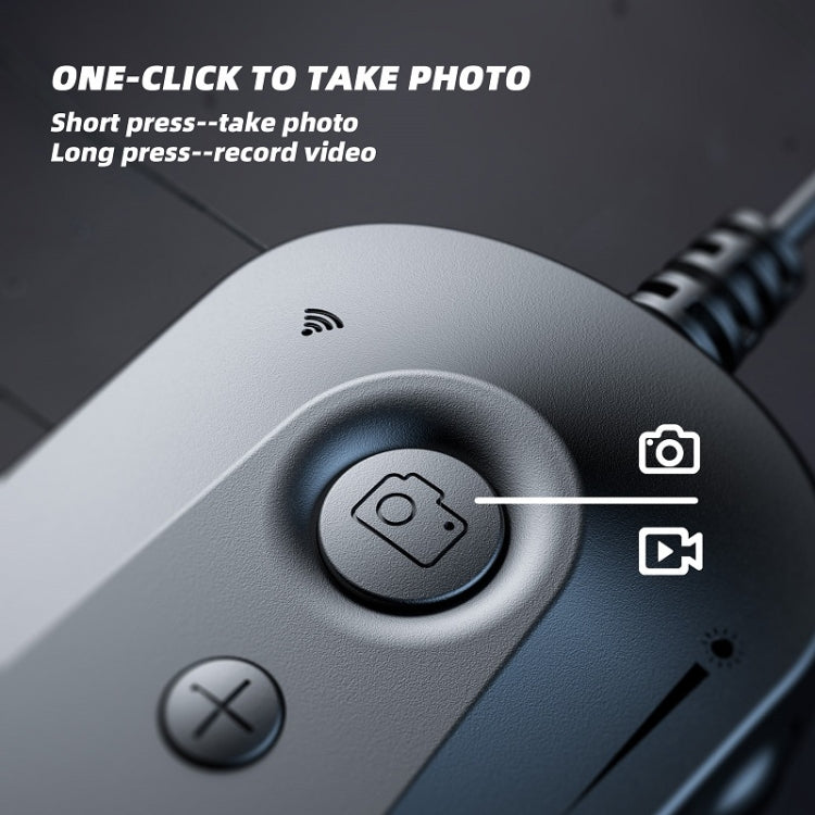 Y15 3.9mm Single Camera WiFi Connected Hard Cable HD Industrial Endoscope, Length:2m(Black)