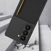 For Samsung Galaxy Z Fold6 GKK Integrated Ultra-thin Card Slots Phone Case(Black)