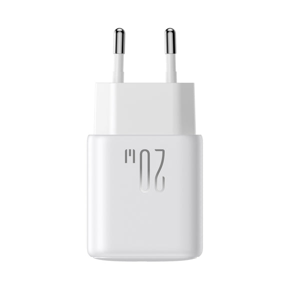 JOYROOM JR-TCF20 PD20W USB-C / Type-C Port Charger, Plug:EU Plug(White)