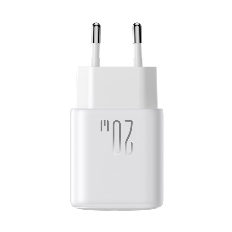JOYROOM JR-TCF20 PD20W USB-C / Type-C Port Charger, Plug:EU Plug(White)