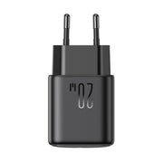 JOYROOM JR-TCF20 PD20W USB-C / Type-C Port Charger, Plug:EU Plug(Black)