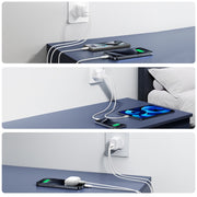 JOYROOM JR-TCF21 20W Dual Ports USB + Type-C Charger, Plug:UK Plug(White)