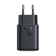 JOYROOM JR-TCF23 25W USB-C / Type-C Port Fast Charger, Plug:EU Plug(Black)