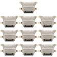 For Lenovo Tab P11 Plus TB-J616 10pcs Charging Port Connector - Tail Connector by PMc TechLife | Online Shopping South Africa | PMc TechLife | Buy Now Pay Later Mobicred