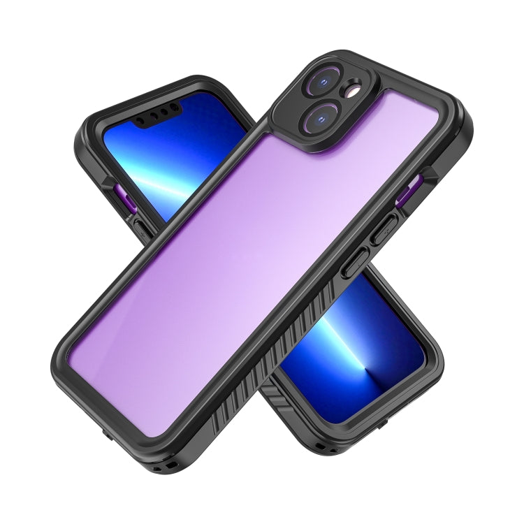 For iPhone 14 RedPepper Shockproof IP68 Water-resistant PC + TPU Protective Case(Black)