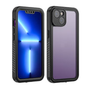 For iPhone 14 RedPepper Shockproof IP68 Water-resistant PC + TPU Protective Case(Black)