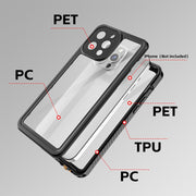 For iPhone 13 Pro Max RedPepper Shockproof IP68 Water-resistant PC + TPU Protective Case(Black)