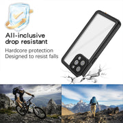 For iPhone 13 Pro Max RedPepper Shockproof IP68 Water-resistant PC + TPU Protective Case(Black)