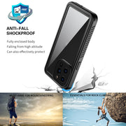 For iPhone 13 Pro RedPepper Shockproof IP68 Water-resistant PC + TPU Protective Case(Black)