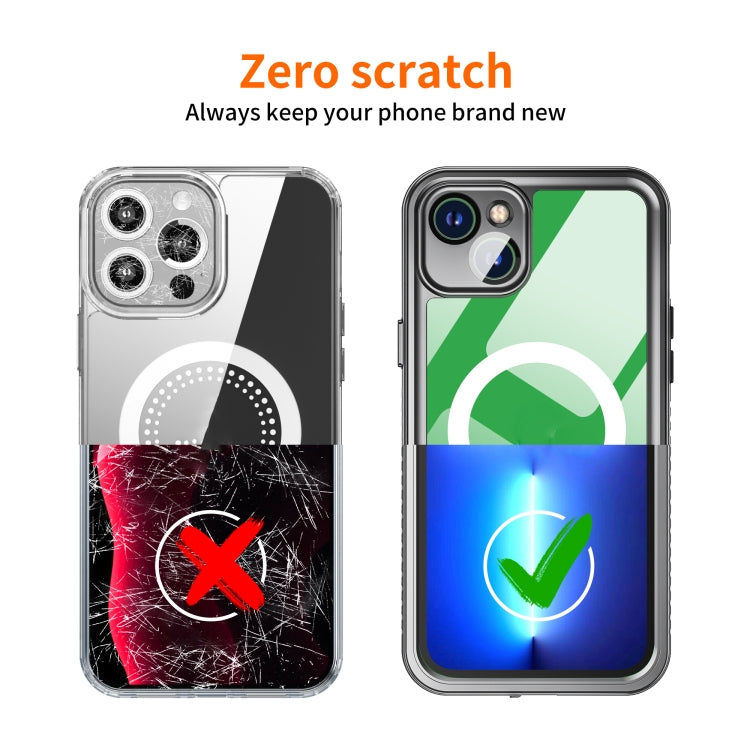 For iPhone 14 Plus RedPepper Shockproof IP68 Water-resistant PC + TPU Protective Case(Black)