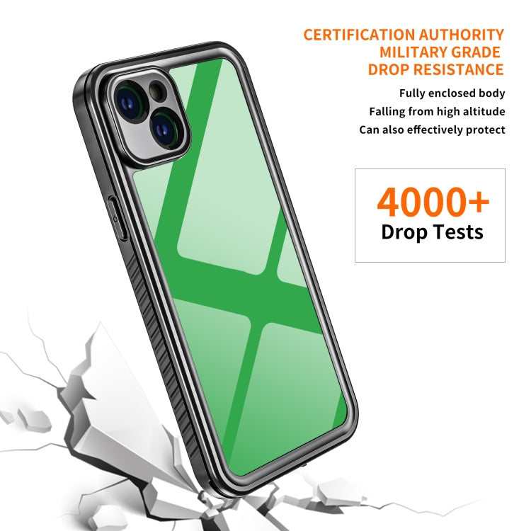 For iPhone 14 Plus RedPepper Shockproof IP68 Water-resistant PC + TPU Protective Case(Black)