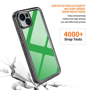 For iPhone 14 Plus RedPepper Shockproof IP68 Water-resistant PC + TPU Protective Case(Black)