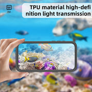 For iPhone 15 Pro Max RedPepper Shockproof IP68 Water-resistant PC + TPU Protective Case(Black)