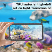 For iPhone 15 Pro RedPepper Shockproof IP68 Water-resistant PC + TPU Protective Case(Black)