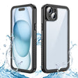 For iPhone 15 Plus RedPepper Shockproof IP68 Waterproof PC + TPU Protective Case(Black) - free shipping - PMC TechLife - Order now!