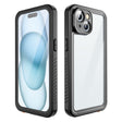 For iPhone 15 RedPepper Shockproof IP68 Waterproof PC + TPU Protective Case(Black) - free shipping - PMC TechLife - Order now!