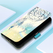 For Samsung Galaxy S25 5G 3D Painting Horizontal Flip Leather Phone Case(Dream Wind Chimes)