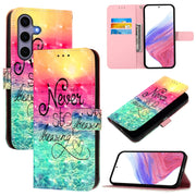 For Samsung Galaxy S25 5G 3D Painting Horizontal Flip Leather Phone Case(Chasing Dreams)
