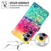 For Samsung Galaxy S25 5G 3D Painting Horizontal Flip Leather Phone Case(Chasing Dreams)